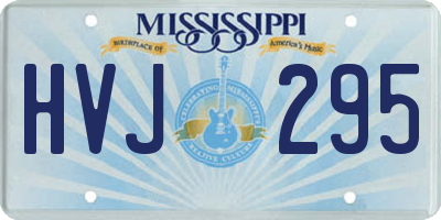 MS license plate HVJ295