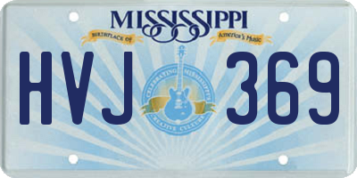 MS license plate HVJ369