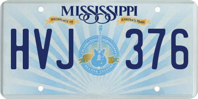 MS license plate HVJ376