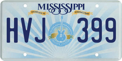 MS license plate HVJ399