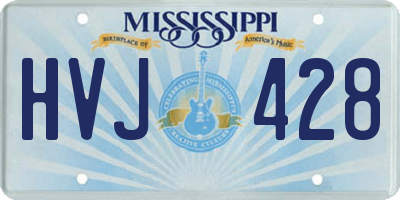 MS license plate HVJ428