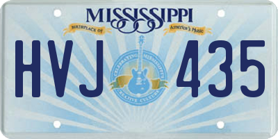 MS license plate HVJ435