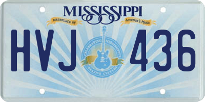 MS license plate HVJ436