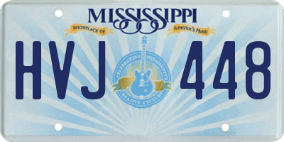MS license plate HVJ448