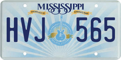 MS license plate HVJ565