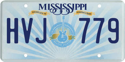 MS license plate HVJ779