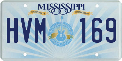 MS license plate HVM169