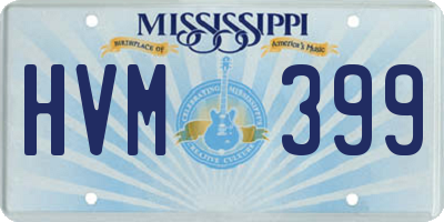 MS license plate HVM399