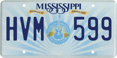 MS license plate HVM599