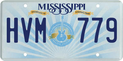 MS license plate HVM779