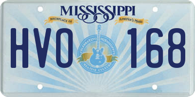 MS license plate HVO168