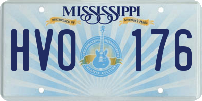 MS license plate HVO176