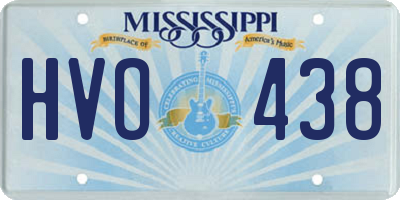 MS license plate HVO438