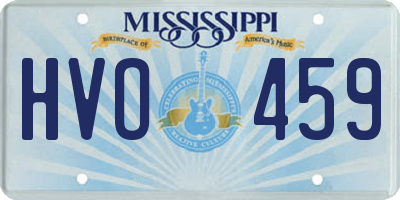 MS license plate HVO459
