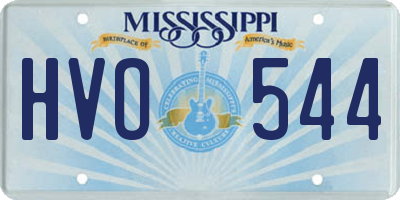 MS license plate HVO544