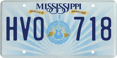 MS license plate HVO718