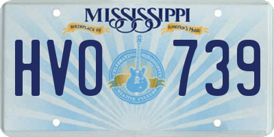 MS license plate HVO739