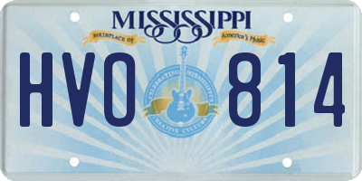 MS license plate HVO814