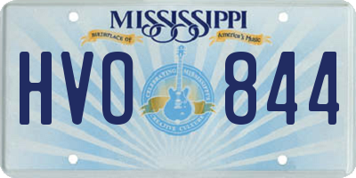 MS license plate HVO844