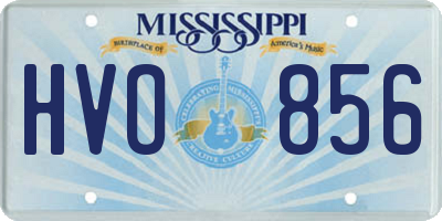 MS license plate HVO856