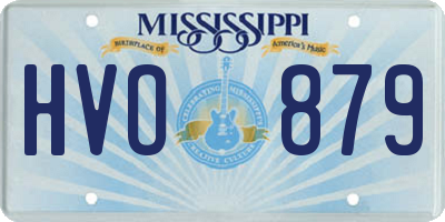 MS license plate HVO879