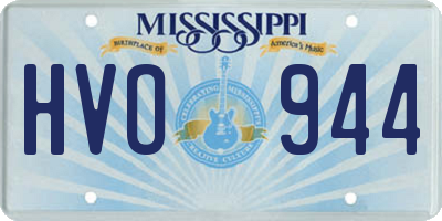 MS license plate HVO944