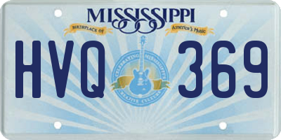 MS license plate HVQ369