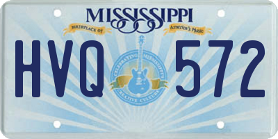 MS license plate HVQ572