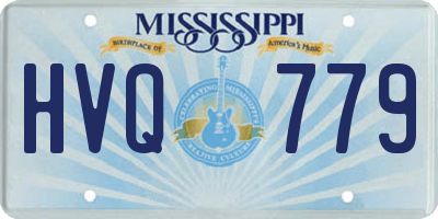 MS license plate HVQ779