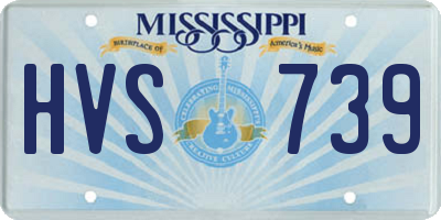 MS license plate HVS739