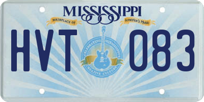 MS license plate HVT083