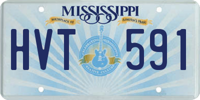MS license plate HVT591