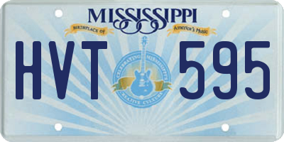 MS license plate HVT595