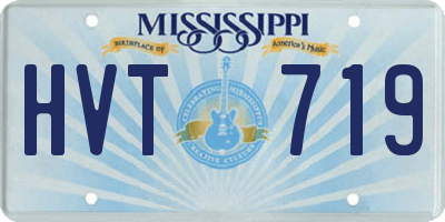 MS license plate HVT719