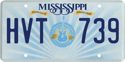 MS license plate HVT739