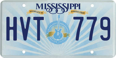 MS license plate HVT779