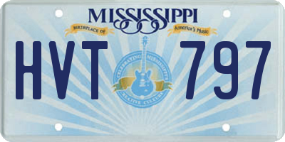 MS license plate HVT797