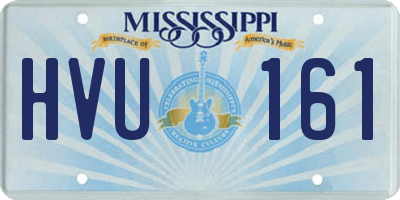 MS license plate HVU161
