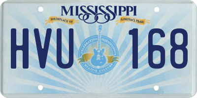 MS license plate HVU168