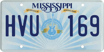 MS license plate HVU169