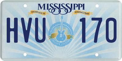 MS license plate HVU170