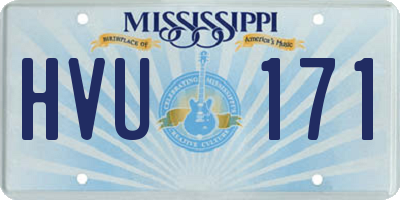 MS license plate HVU171