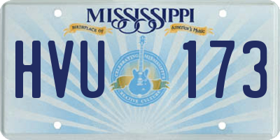 MS license plate HVU173