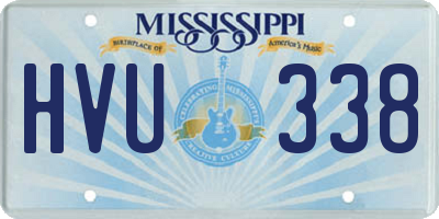 MS license plate HVU338
