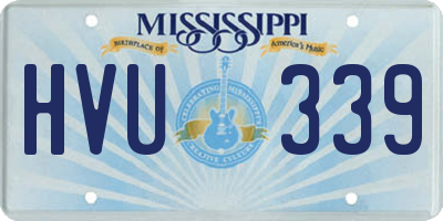 MS license plate HVU339