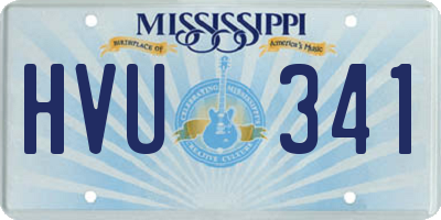 MS license plate HVU341
