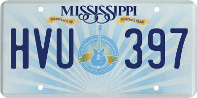 MS license plate HVU397