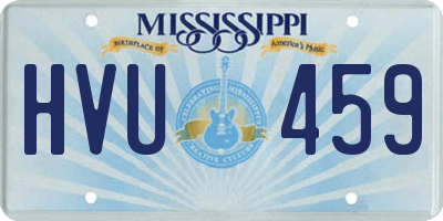 MS license plate HVU459
