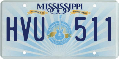 MS license plate HVU511
