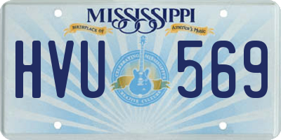 MS license plate HVU569